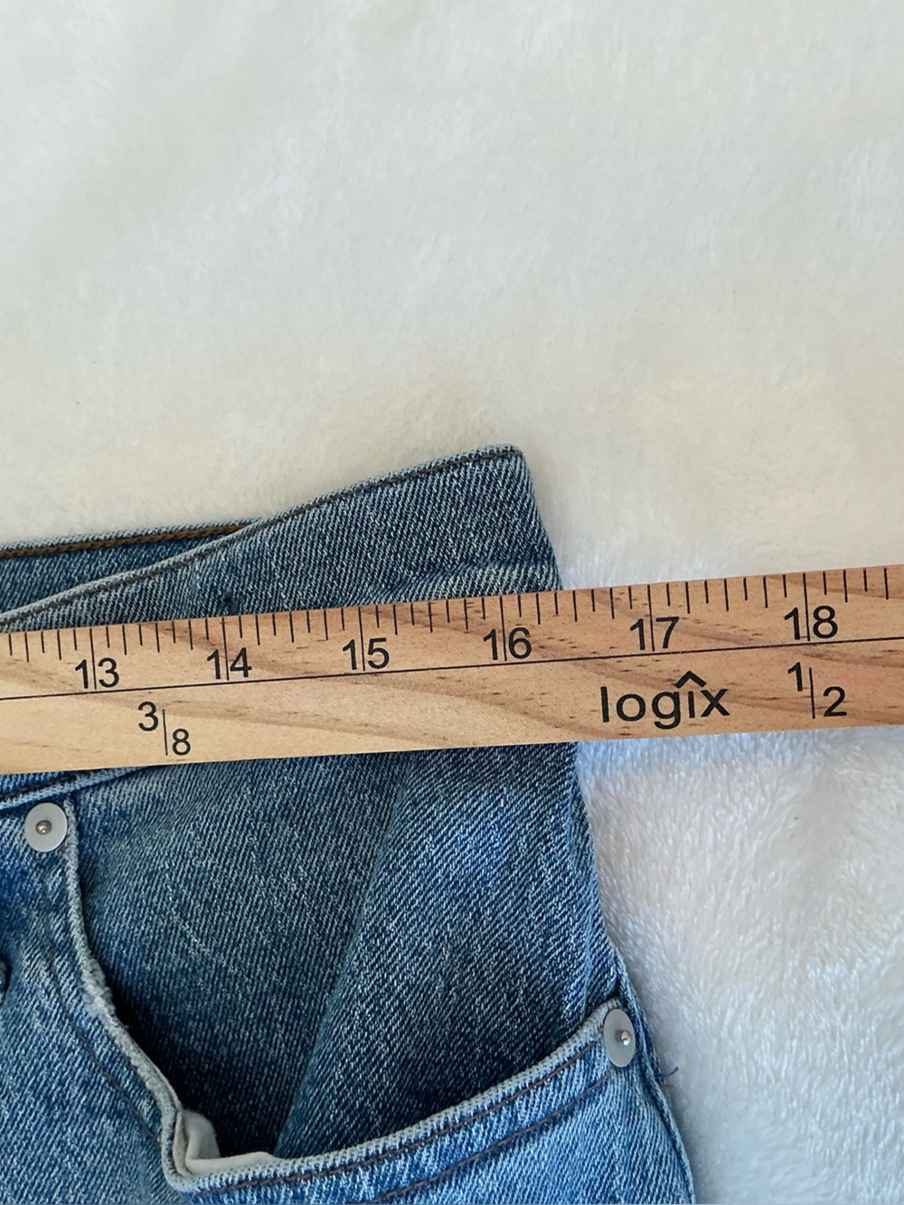 Madewell Classic Petite Perfect Vintage Wide-Leg Jeans  Heathcote Wash Sz 31 - Picture 10 of 13